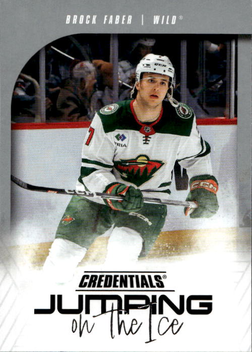 Jumping on the Ice BROCK FABER 24-25 UD Credentials