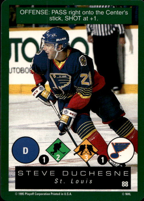 STEVE DUCHESNE 95-96 Playoff One on One Challenge