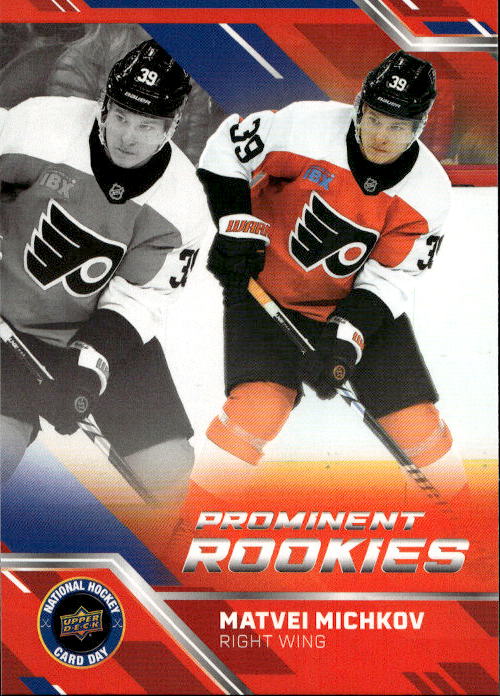 Prominent Rookies MATVEI MICHKOV 2025 UD National Hockey Card Day