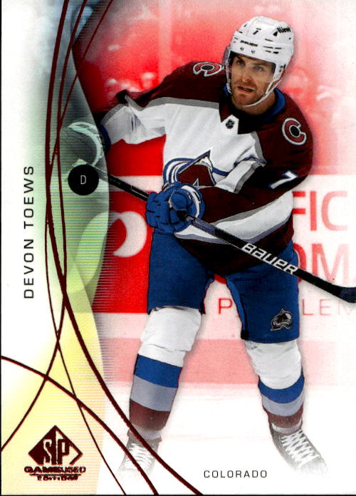 Red DEVON TOEWS 24-25 UD SP Game Used