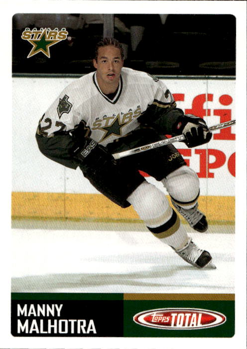 MANNY MALHOTRA 02-03 Topps Total