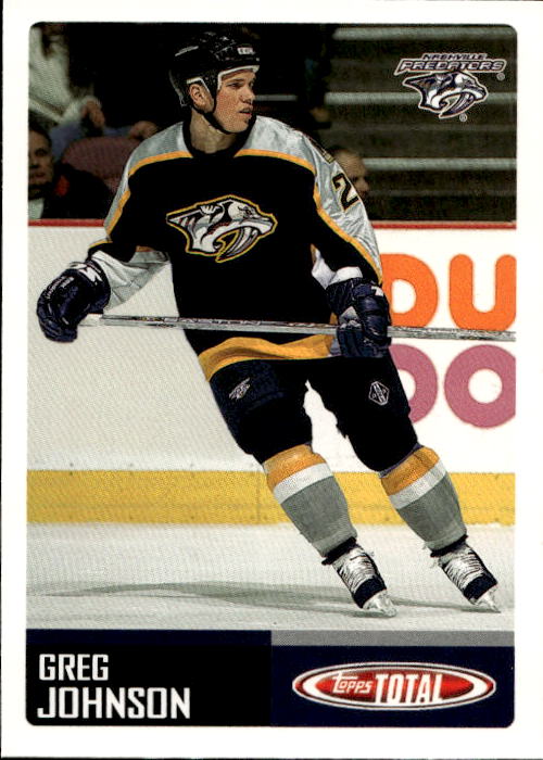 GREG JOHNSON 02-03 Topps Total