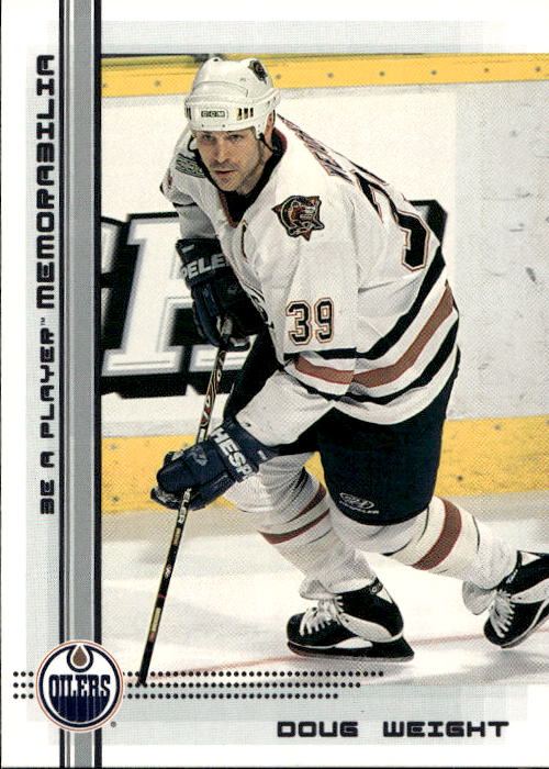 DOUG WEIGHT 00-01 In the Game Be A Player Memorabilia
