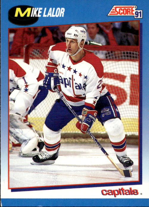 MIKE LALOR 91-92 Score Canadian (špatný spodní růžek)