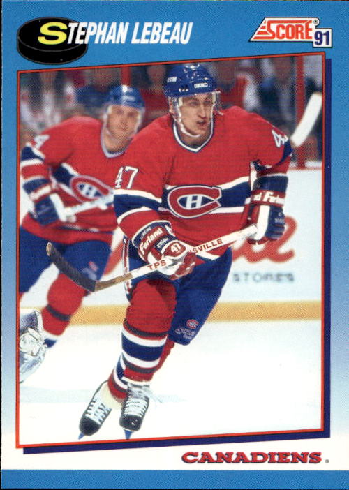 STEPHAN LEBEAU 91-92 Score Canadian