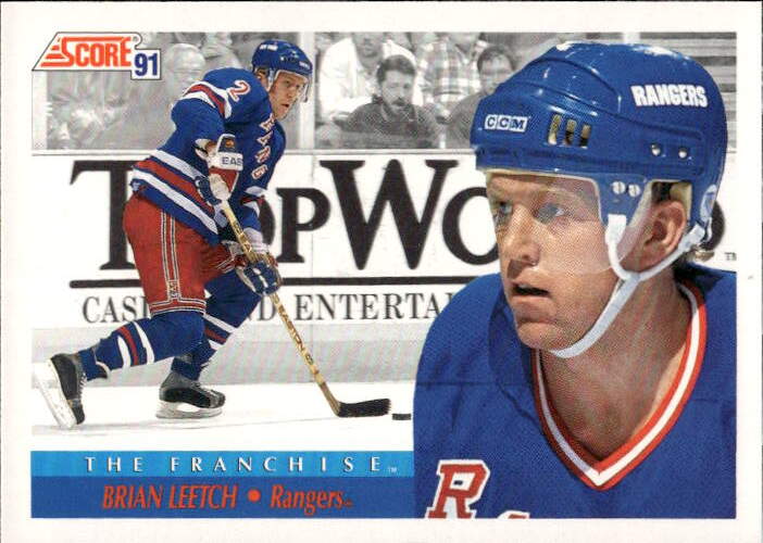 The Franchise BRIAN LEETCH 91-92 Score Canadian