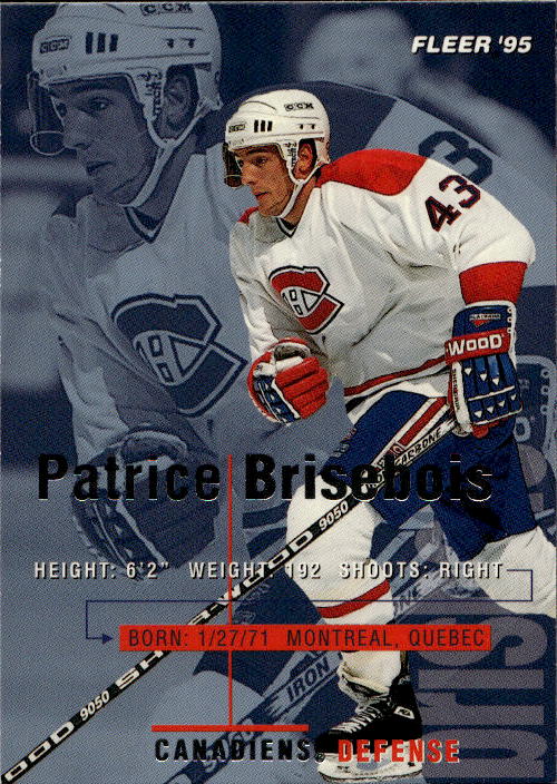 PATRICE BRISEBOIS 94-95 Fleer