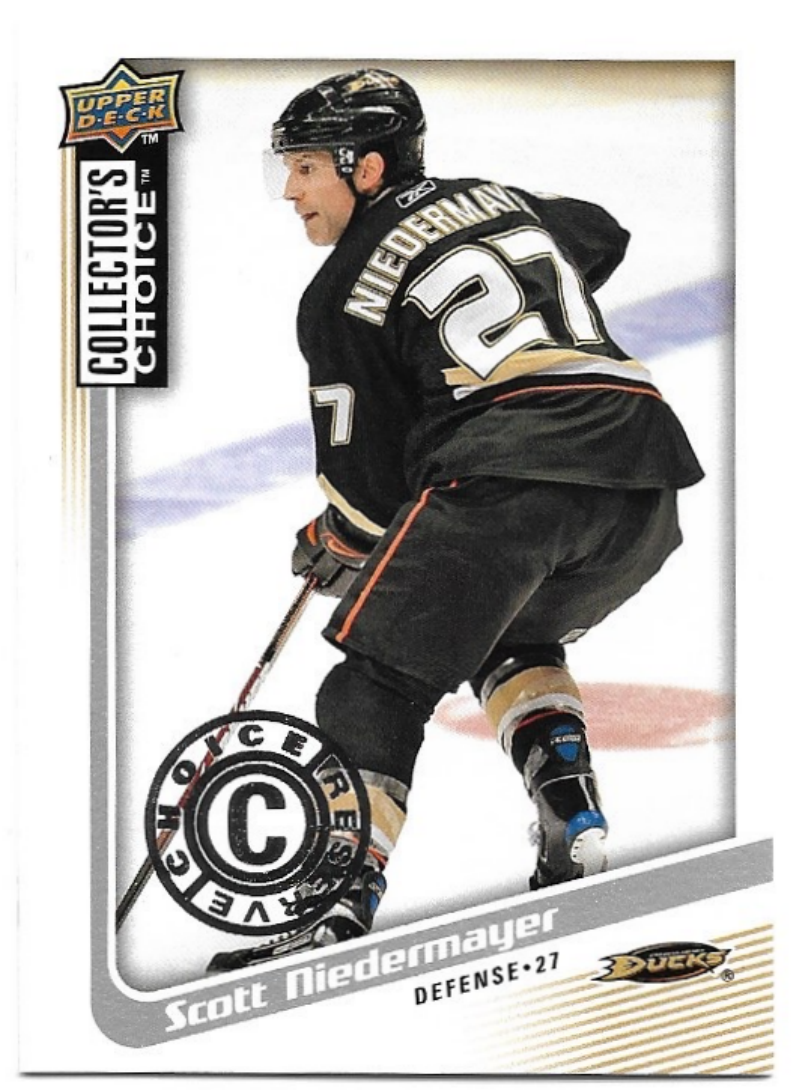 Choice Reserve SCOTT NIEDERMAYER 09-10 UD Collector's Choice