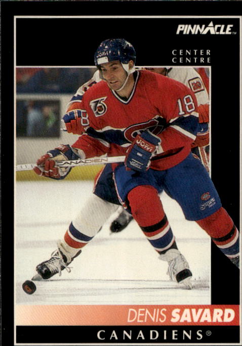 DENIS SAVARD 92-93 Pinnacle Canadian