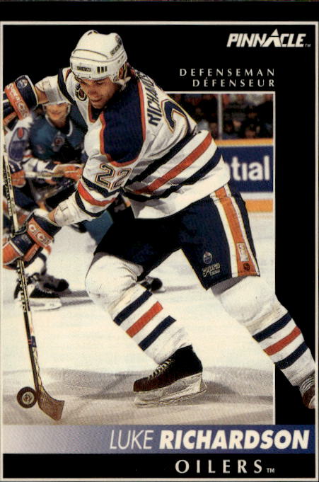 LUKE RICHARDSON 92-93 Pinnacle Canadian
