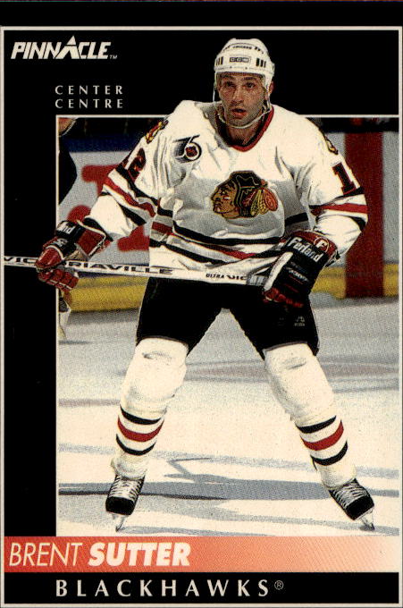 BRENT SUTTER 92-93 Pinnacle Canadian