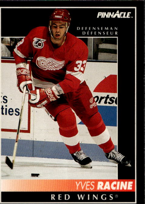 YVES RACINE 92-93 Pinnacle Canadian