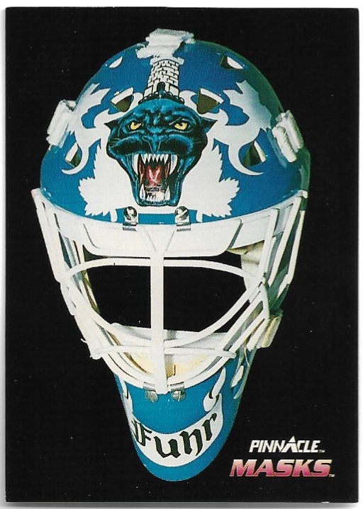 Masks GRANT FUHR 92-93 Pinnacle Canadian (lehce světlá spodní hrana)