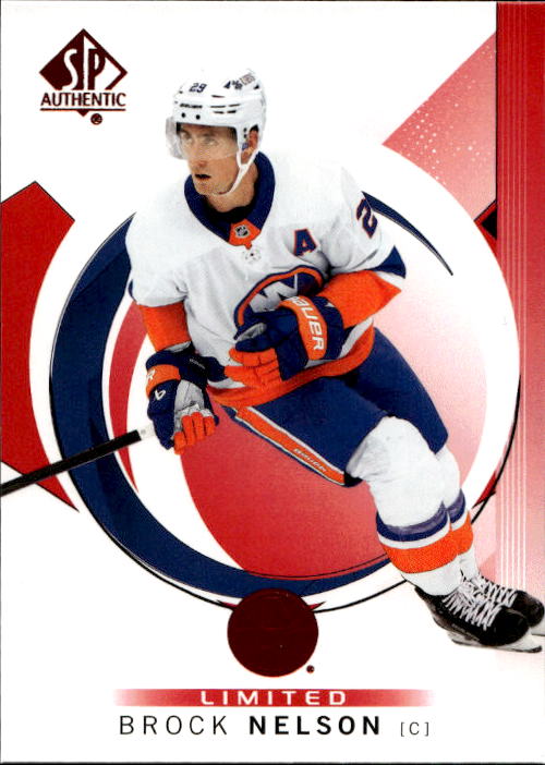 Limited Red BROCK NELSON 24-25 UD SP Authentic