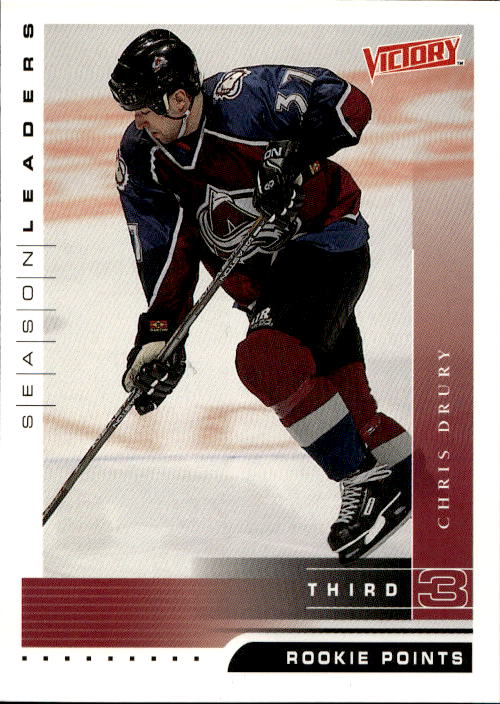 Rookie Points CHRIS DRURY 99-00 UD Victory