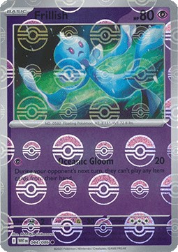 Poké Ball Reverse Holo - FRILLISH