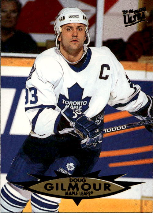 DOUG GILMOUR 95-96 Fleer Ultra (barva na kartě)