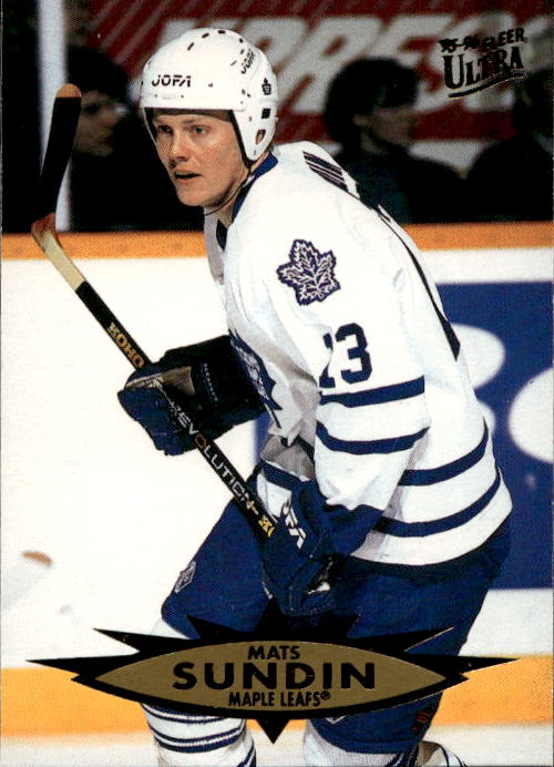 MATS SUNDIN 95-96 Fleer Ultra (barva na kartě)