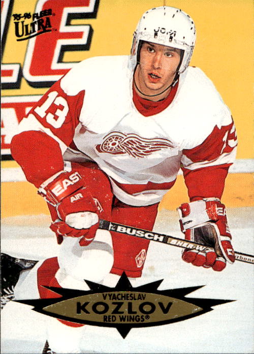 VYACHESLAV KOZLOV 95-96 Fleer Ultra (barva na kartě)