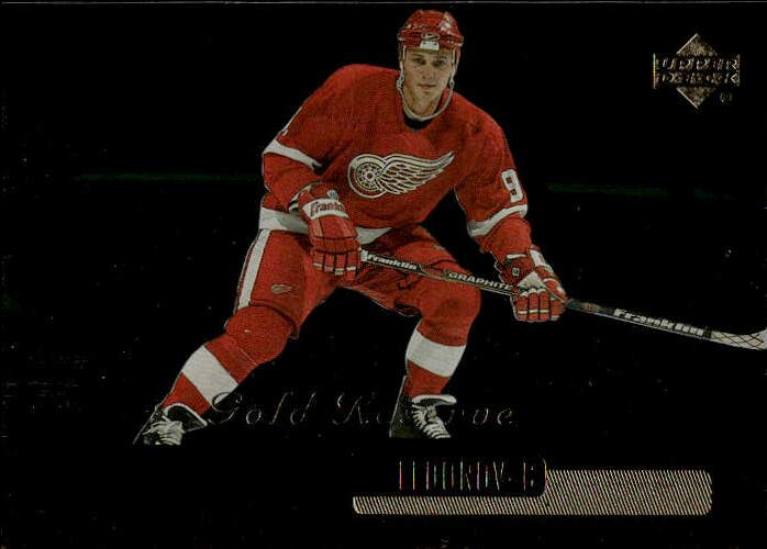 SERGEI FEDOROV 99-00 UD Gold Reserve (trocha barvy na kartě)