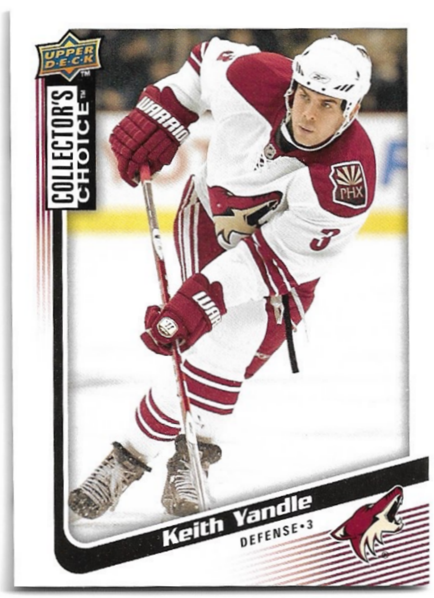 KEITH YANDLE 09-10 UD Collector's Choice