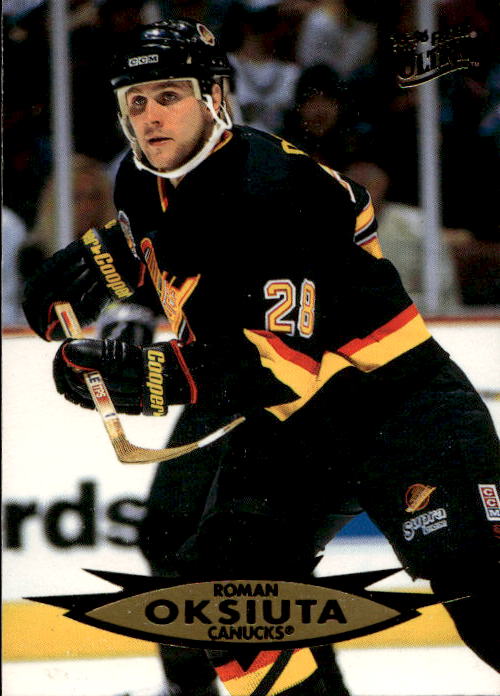 ROMAN OKSIUTA 95-96 Fleer Ultra (barva na kartě)