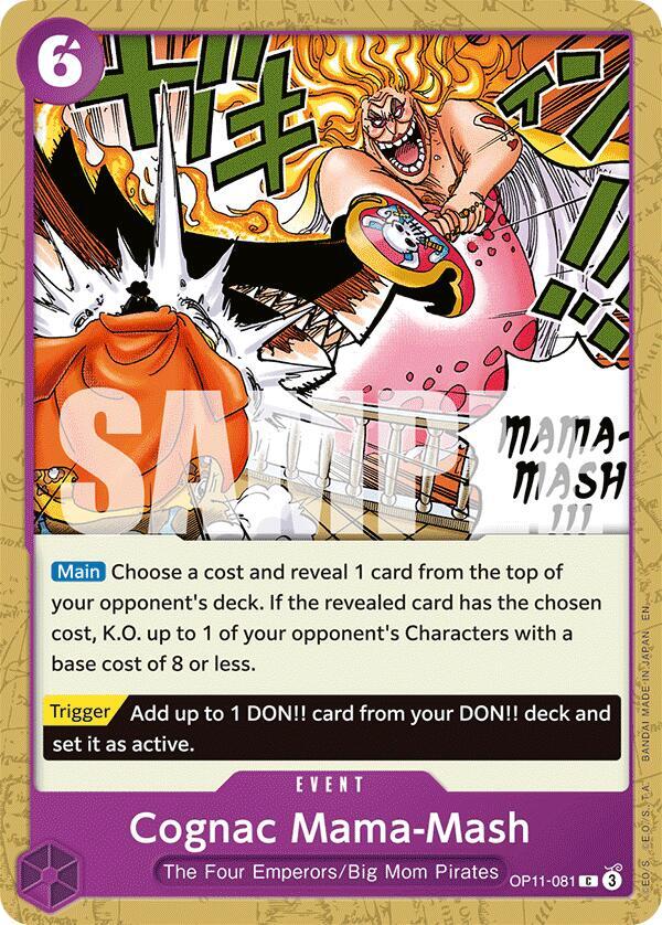 COGNAC MAMA-MASH - One Piece - A Fist of Divine Speed