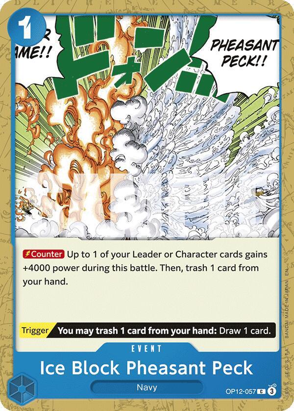 ICE BLOCK PHEASANT PECK - One Piece - Legacy of the Master