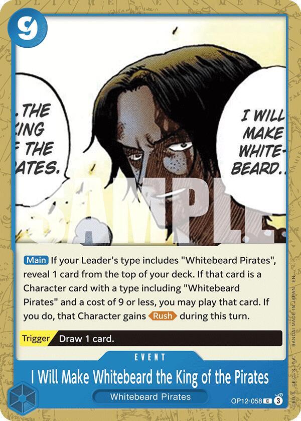 I WILL MAKE WHITEBEARD THE KING OF THE PIRATES - One Piece - Legacy of the Master