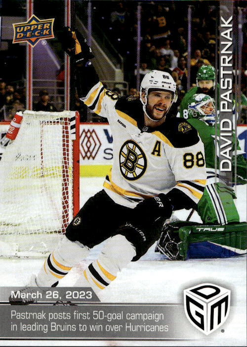 DAVID PASTRŇÁK 22-23 UD NHL Game Dated Moments /599
