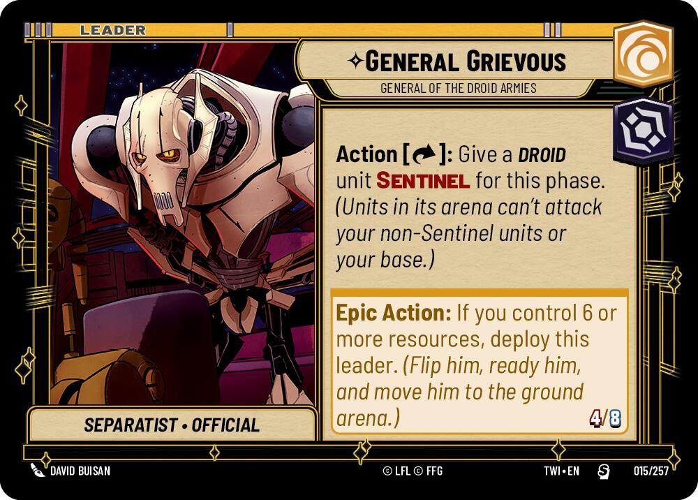 Leader - GENERAL GRIEVOUS - Unlimited Twilight of the Republic