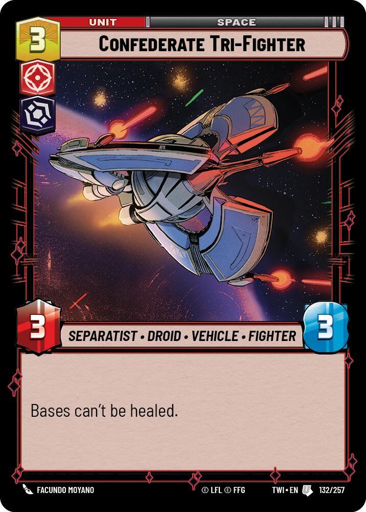 CONFEDERATE TRI-FIGHTER - Unlimited Twilight of the Republic