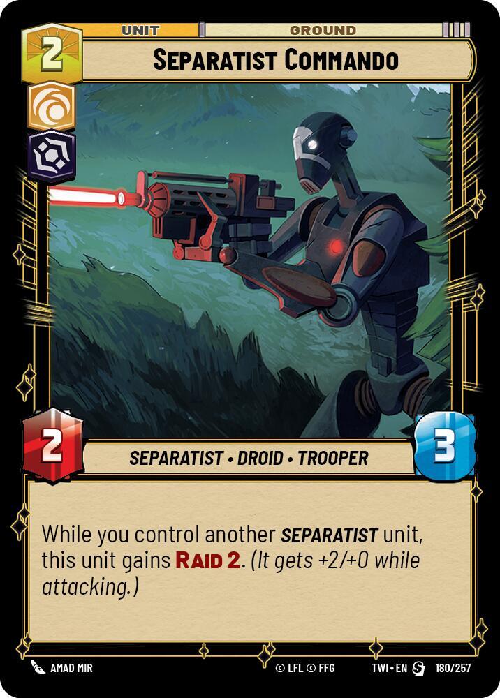 SEPARATIST COMMANDO - Unlimited Twilight of the Republic