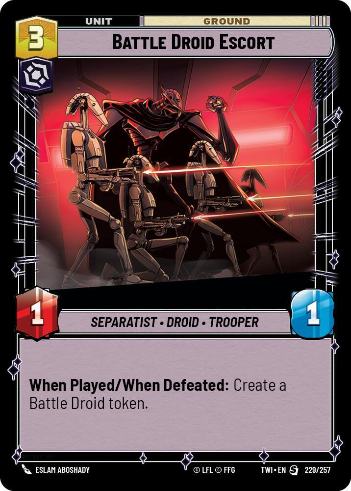 BATTLE DROID ESCORT - Unlimited Twilight of the Republic