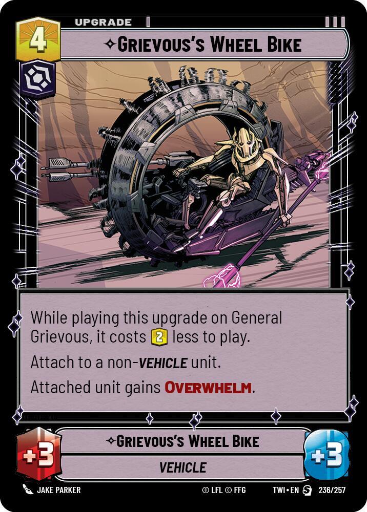 GRIEVOU'S WHEEL BIKE - Unlimited Twilight of the Republic