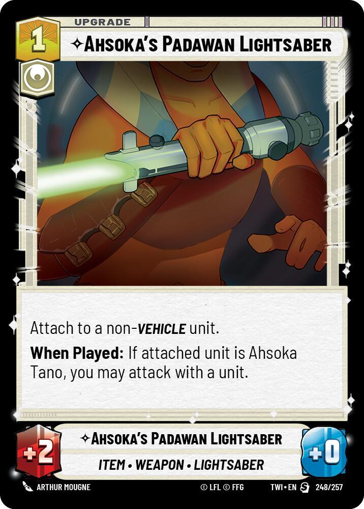 AHSOKA'S PADAWAN LIGHTSABER - Unlimited Twilight of the Republic
