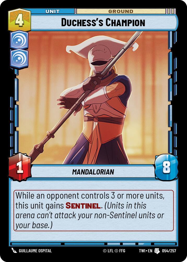 Foil - DUCHES'S CHAMPION - Unlimited Twilight of the Republic
