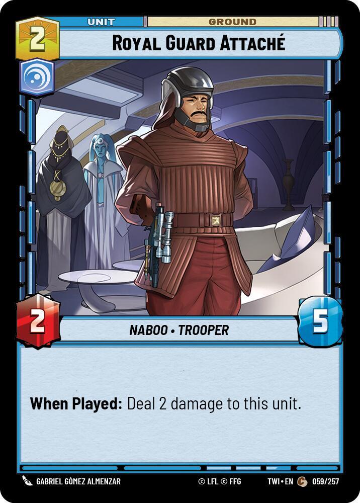 Foil - ROYAL GUARD ATTACHE - Unlimited Twilight of the Republic