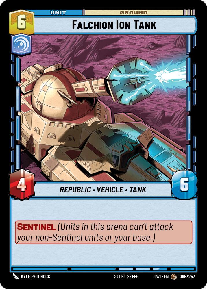 Foil - FALCHION ION TANK - Unlimited Twilight of the Republic