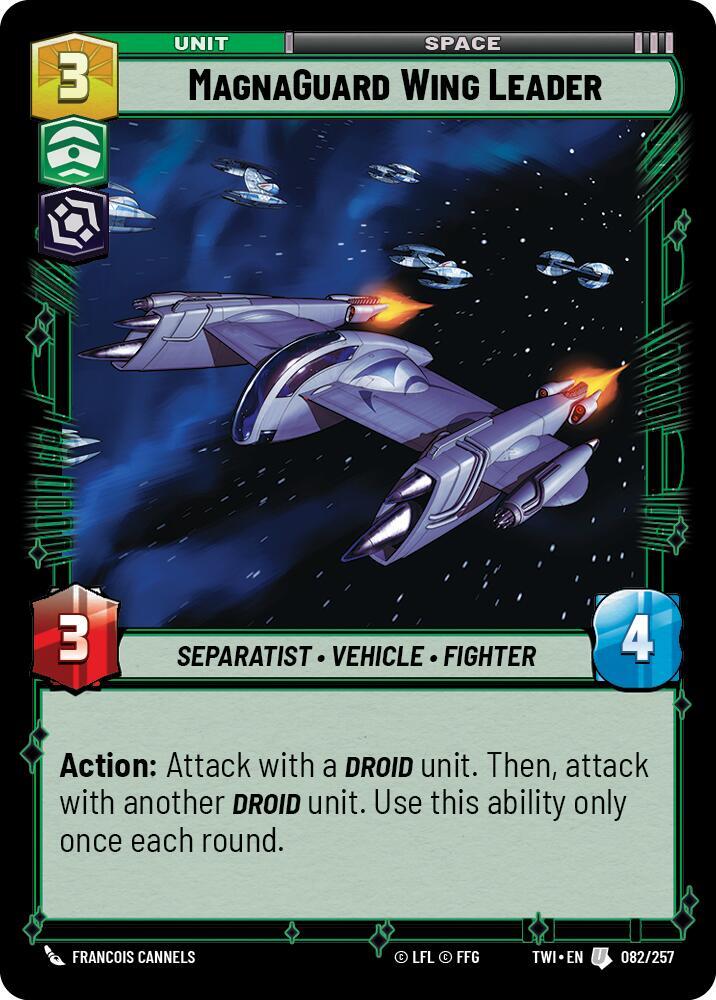 Foil - MAGNAGUARD WING LEADER - Unlimited Twilight of the Republic