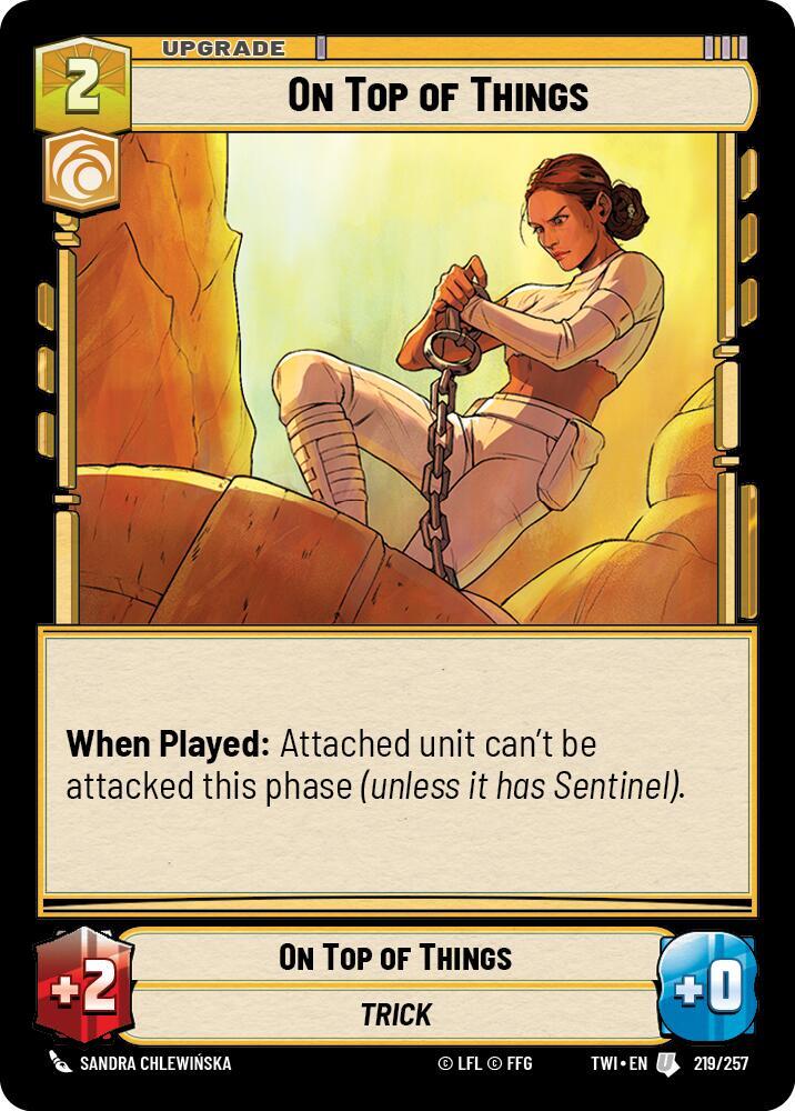 Foil - ON TOP OF THINGS - Unlimited Twilight of the Republic