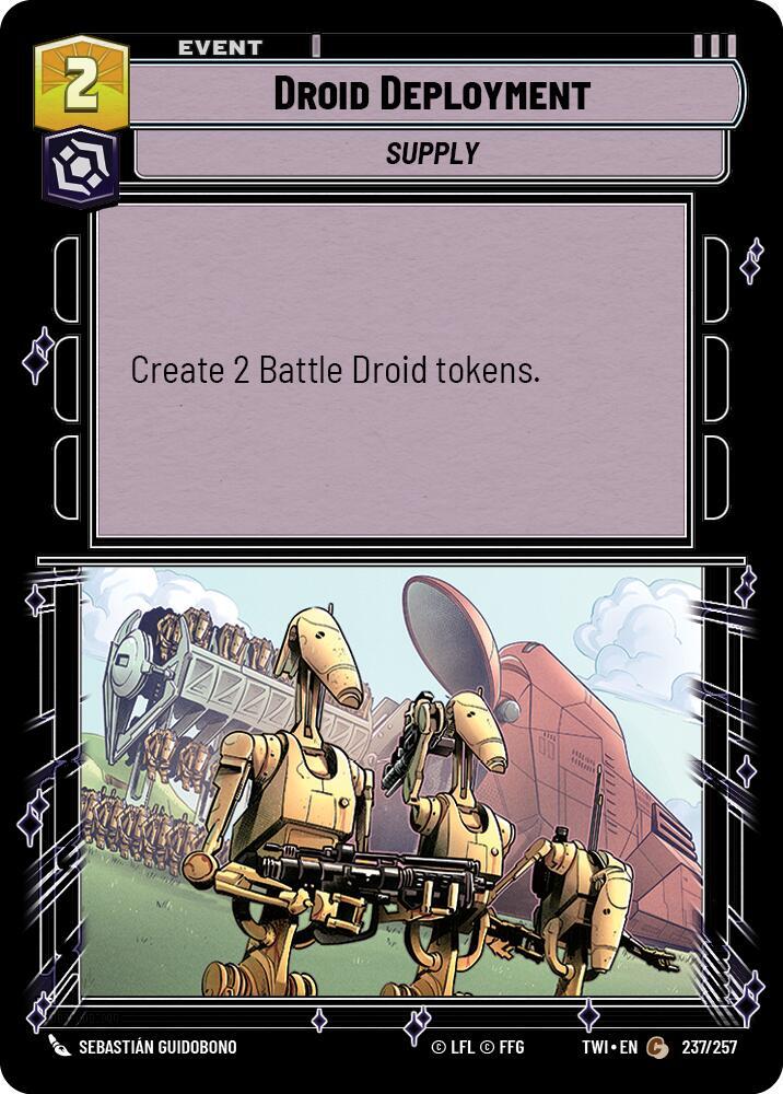 Foil - DROID DEPLOYMENT - Unlimited Twilight of the Republic