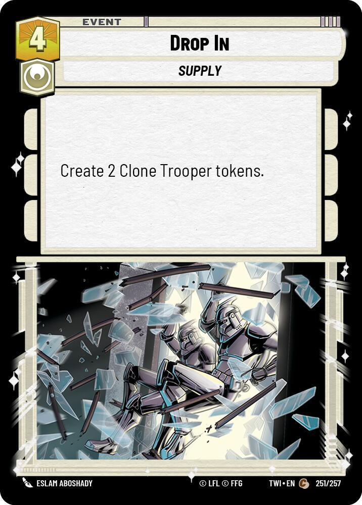 Foil - DROP IN - Unlimited Twilight of the Republic