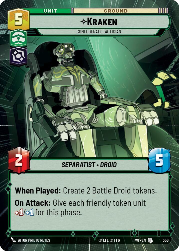 Hyperspace Foil - KRAKEN - Unlimited Twilight of the Republic
