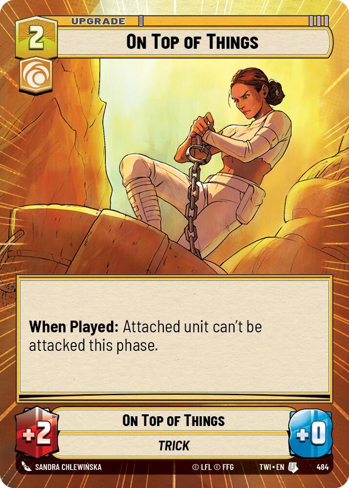 Hyperspace Foil - ON TOP OF THINGS - Unlimited Twilight of the Republic