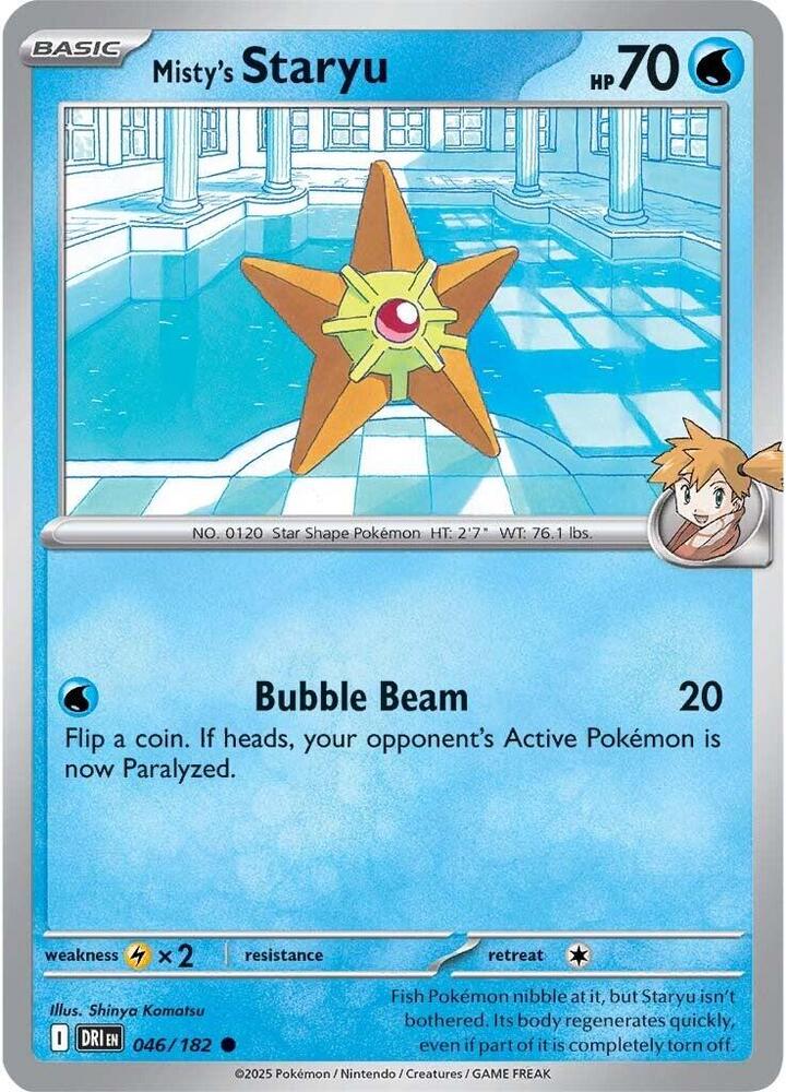 Reverse Holo - Misty's STARYU