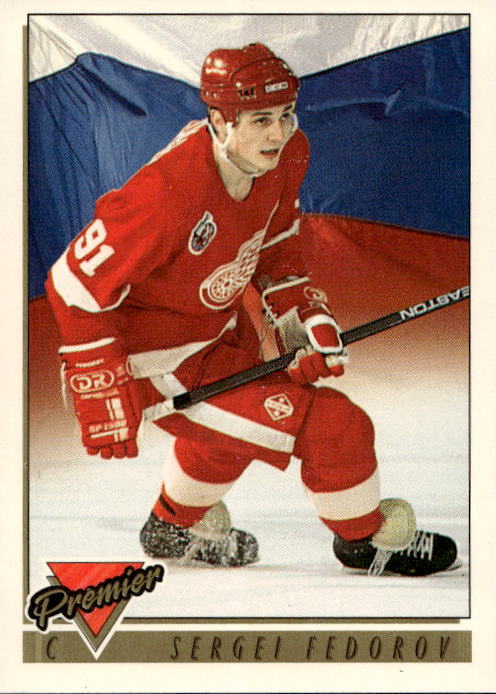 Russia SERGEI FEDOROV 93-94 Topps Premier