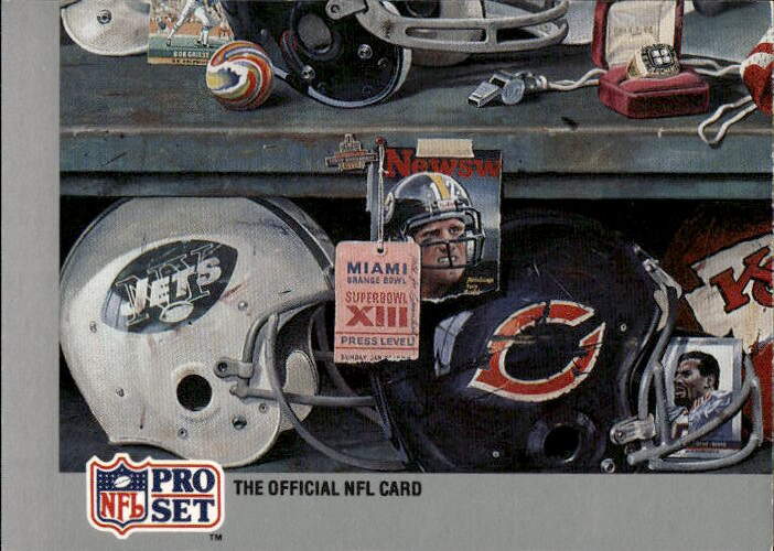 7 Puzzle Super Bowl XXV Program 1990 Pro Set Super Bowl XXV Silver Anniversary