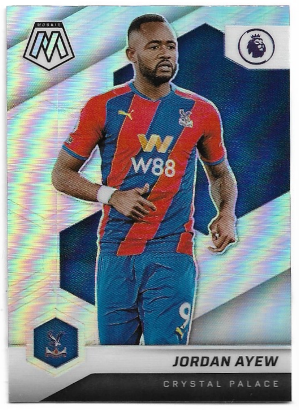Silver Prizm JORDAN AYEW 21-22 Panini Mosaic Soccer