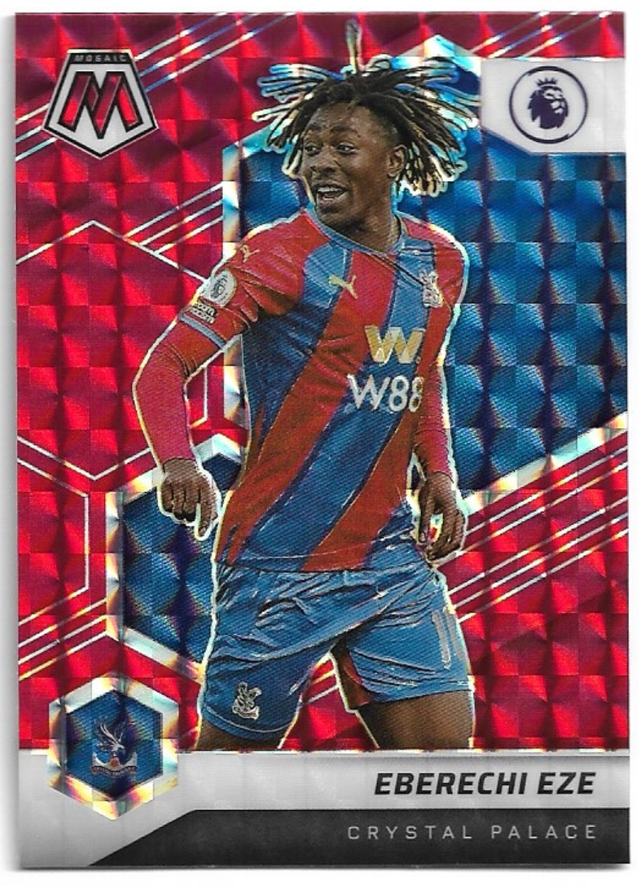 Red Mosaic Prizm EBERECHI EZE 21-22 Panini Mosaic Soccer